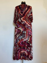 Load image into Gallery viewer, Women’s XL Geode Boho Maxi Dress in ‘Scarlet Begonias’