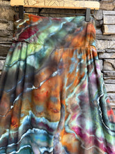Load image into Gallery viewer, Women’s Small/Medium Geode Rayon Tiered Palazzo Pants with Tie in ‘Rooster’