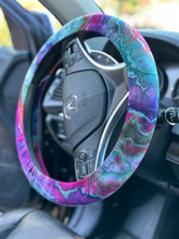 Load image into Gallery viewer, Custom Geode 2 Piece Cropped Set and 4 Geode Steering Wheel Covers for Mary