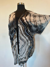 Load image into Gallery viewer, Custom Geode ‘Turkey Tail Mushroom’ Kimono and Reverse Geode Maxi Dress for Pamela