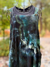 Load image into Gallery viewer, Custom Geode Wide Leg Overalls in ‘Moss Agate’ for Robyne