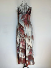 Load image into Gallery viewer, Women’s Medium Linen/Rayon V-Neck Strappy Jumpsuit with Pockets in ‘Shiitake Twist’