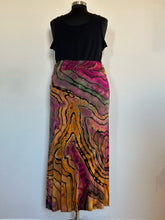Load image into Gallery viewer, Women's 2X Reverse Geode Maxi Skirt in 'Gypsy Sky'