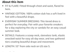 Load image into Gallery viewer, Women’s Medium Geode Cotton Elastic Waist Maxi Dress with Pockets in ‘Rainbow Sunset’