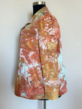 Load image into Gallery viewer, Women’s XL Upcycled Loft 100% Lyocell Cargo Jacket in ‘Lichen & Rust’