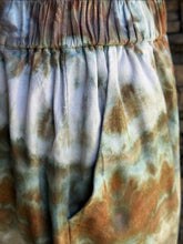 Load image into Gallery viewer, Custom Spiral T-Shirt in ‘Bird Song’ & Linen Cropped Pants for Monika