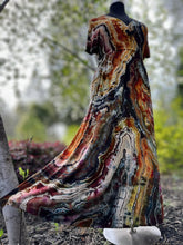 Load image into Gallery viewer, Custom Reverse Geode Surplice Maxi Dress for Lisa