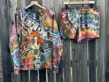 Load image into Gallery viewer, 2 Custom Geode Hoodies and Geode Mushroom Moon Lounge Set for Heather