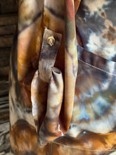 Load image into Gallery viewer, Women’s Large 100% Rayon Geode Open Front Dolman Drape Jacket with 3/4 Sleeves in ‘Turkey Tail Mushroom’