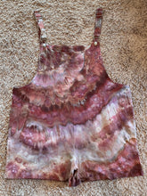 Load image into Gallery viewer, Women’s XL Cotton/Linen Overall Shorts in ‘Shiitake Twist’