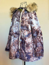 Load image into Gallery viewer, Custom Order Women’s Large Gap Parka Jacket with Removable Sherpa Lining & Faux Fur Trim Hood in ‘Dark Black’ and Corduroy Bell Bottoms for ‘Monika’