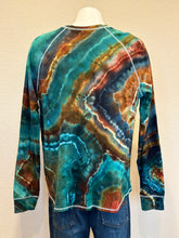 Load image into Gallery viewer, Men’s XL Geode Long Sleeved Henley in ‘Emerald Forest’