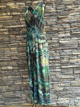 Load image into Gallery viewer, Women’s Large Geode Dressy V-Neck Jumpsuit with Pockets in ‘Moss Agate’