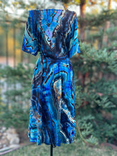 Load image into Gallery viewer, Custom Reverse Geode Dress in ‘Midnight Sapphire’ for Kim