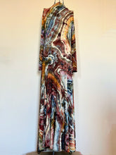 Load image into Gallery viewer, Custom Geode Maxi Dress in ‘Rustic Rainbow’ for Stacey