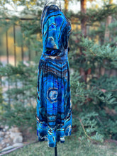 Load image into Gallery viewer, Custom Reverse Geode Dress in ‘Midnight Sapphire’ for Kim