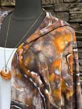 Load image into Gallery viewer, Custom Geode Athleta Hooded Cardigan with Thumbholes & Pockets in ‘Walls of the Cave’ for Jamie