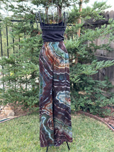 Load image into Gallery viewer, Custom Reverse Geode Women’s Rayon Reverse Geode Split Leg Pull On Pants for Jess