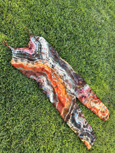 Load image into Gallery viewer, Women’s Large Reverse Geode Spaghetti Strap Jumpsuit in ‘Golden Age’