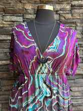 Load image into Gallery viewer, Custom Reverse Geode Surplice Maxi Dress for Julie