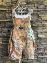 Load image into Gallery viewer, Women’s XXL Cotton/Linen Overall Shorts in ‘Wild Thing’