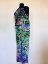 Load image into Gallery viewer, 2 Custom Reverse Geode Pajama Sets in ‘Abalone’ and 2 Bucket Hats for Kim