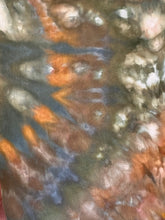 Load image into Gallery viewer, Women’s 2X 100% Rayon Waterfall Kimono Jacket in ‘Teal Gold’