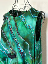 Load image into Gallery viewer, Custom Reverse Geode Sleeveless Swing Dress for Kim