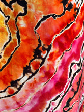 Load image into Gallery viewer, Custom Reverse Geode Strapless Maxi Dress in ‘Sherbet’ for Lacy