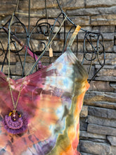 Load image into Gallery viewer, Women’s Medium Pact Organic Cotton Geode Cropped Tank Top & Skort Set in ‘Rustic Rainbow’