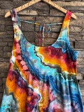 Load image into Gallery viewer, Women’s Medium (runs big—fits like a large/XL!) Geode 100% Cotton Sunchaser Scoop Neck Jumpsuit in ‘Desert Springs’