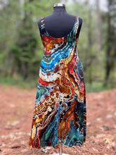Load image into Gallery viewer, Custom Reverse Geode Ballet Dress with Pockets in ‘Rooster’ for Beverley