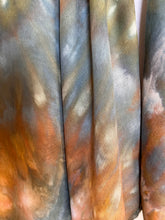 Load image into Gallery viewer, Women’s 2X 100% Rayon Waterfall Kimono Jacket in ‘Teal Gold’