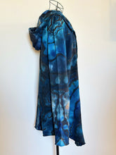 Load image into Gallery viewer, Custom Reverse Geode Hooded Cardigan in ‘Midnight Sapphire’ for Ashley