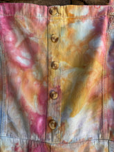 Load image into Gallery viewer, Women’s XL Upcycled Denim Jumpsuit in ‘Bird Song’