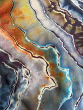 Load image into Gallery viewer, Custom Reverse Geode Harem Jumpsuit in ‘Midnight Jasper’ for Sherri