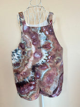 Load image into Gallery viewer, Women’s XXL Cotton/Linen Overall Shorts in ‘Brushed Steel Twist’