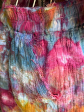 Load image into Gallery viewer, Women’s Large 100% Cotton Gauze 2 Piece Shorts & Top Boutique Set in ‘Bird Song’