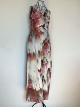 Load image into Gallery viewer, Women’s Medium Linen/Rayon V-Neck Strappy Jumpsuit with Pockets in ‘Shiitake Twist’