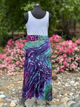 Load image into Gallery viewer, Women’s XXL Geode Maxi Skirt in ‘Mermaid Tail’