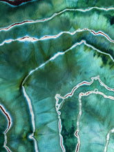 Load image into Gallery viewer, Custom Reverse Geode Sleeveless Swing Dress in ‘Malachite’ for Brenda