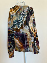 Load image into Gallery viewer, Custom Denim Jacket, Reverse Dyed T-Shirt and Geode Thumbhole Pullover for Alyssa