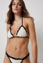 Load image into Gallery viewer, Women’s Small Geode Crotchet Triangle Bikini in ‘Cosmic Eyes’