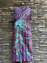 Load image into Gallery viewer, Custom Reverse Geode Surplice Maxi Dress for Julie