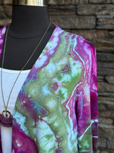 Load image into Gallery viewer, Women’s 2XL Geode Cardigan with Pockets in ‘Tourmaline’