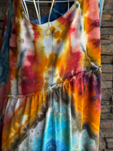Load image into Gallery viewer, Women’s Medium (runs big—fits like a large/XL!) Geode 100% Cotton Sunchaser Scoop Neck Jumpsuit in ‘Desert Springs’