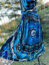 Load image into Gallery viewer, Custom Reverse Geode Dress in ‘Midnight Sapphire’ for Kim