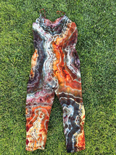 Load image into Gallery viewer, Women’s Large Reverse Geode Spaghetti Strap Jumpsuit in ‘Golden Age’