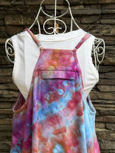 Load image into Gallery viewer, Women’s Large Geode Harem Shorts Romper Jumpsuit with Back Pocket in ‘Bird Song’