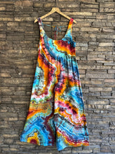 Load image into Gallery viewer, Women’s Medium (runs big—fits like a large/XL!) Geode 100% Cotton Sunchaser Scoop Neck Jumpsuit in ‘Desert Springs’